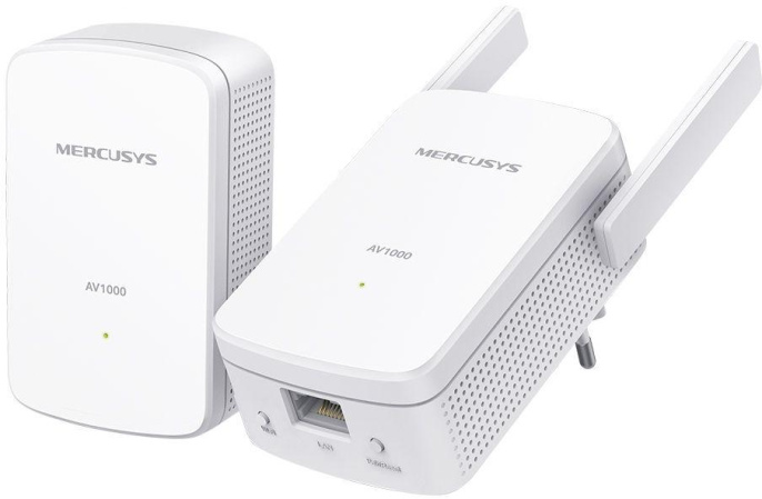 Сетевой адаптер HomePlug AV Mercusys MP510 KIT AV1000 Gigabit Ethernet ант.внеш.несъем. 2ант. упак.:2шт