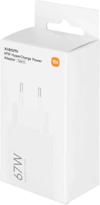 Сетевое зар./устр. Xiaomi 67W HyperCharge Power Adapter 67W 3.25A PD USB универсальное белый BHR07SKEU