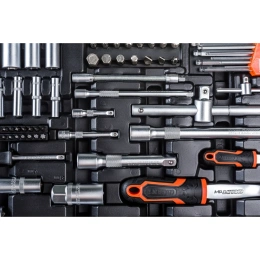 Набор автомобильного инструмента Gigant 143 предмета, Сталь Cr-V, GAS 143