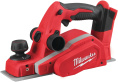 Рубанок Milwaukee M18 BP-0 4933451113 аккумуляторный, 18 В, ширина реза: 82 мм, гглубина строгания: 2 мм, скорость без нагрузки: 0-14000 об/мин, без зарядного устройства, без акб