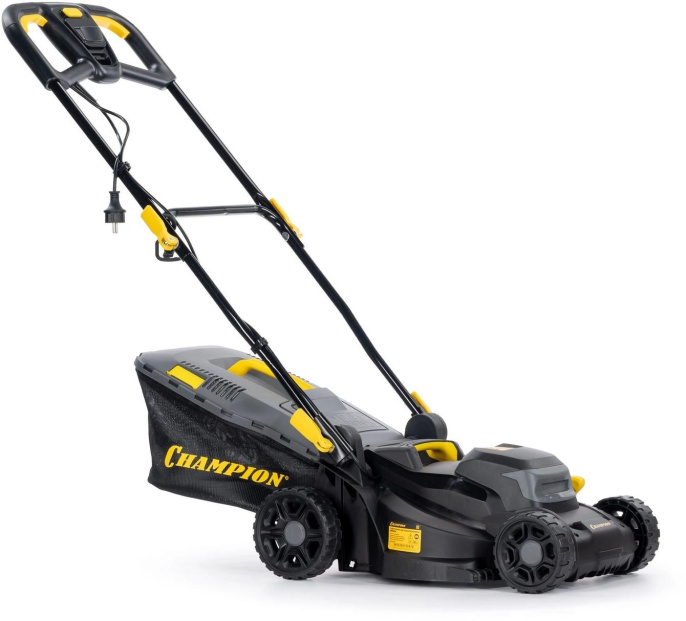 Газонокосилка роторная Champion EM3414 1400Вт