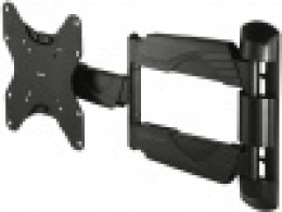 Кронштейн для телевизора HAMA H-118665, 10-48", настенный, поворот и наклон,  черный [00118665]