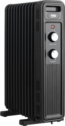 Масляный радиатор Beko Winter Range RHO 7323 B, с терморегулятором, 2300Вт, 11 секций, 3 режима, черный