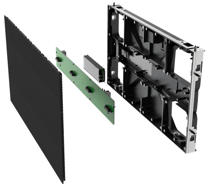 Светодиодный экран Cabinet Unilumin LED series ULW III indoor. Pixel pitch - 1.56 mm, brightness - 600 cd/m2, dimensions - 600x337,5mm