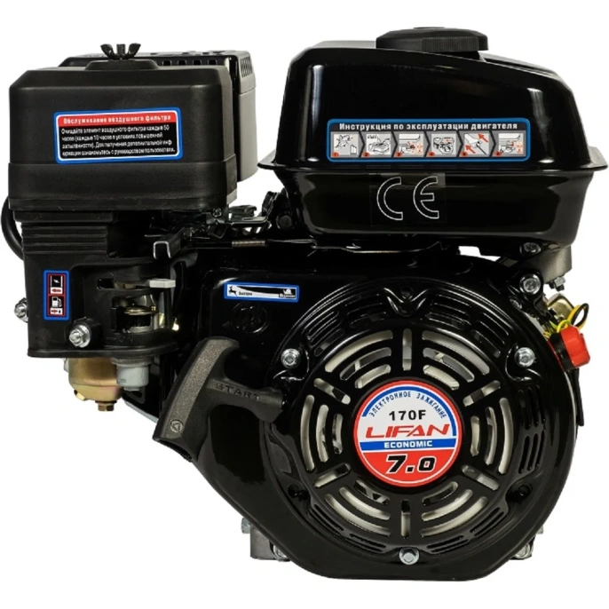 Двигатель 7 л.с. LIFAN 170F Eco D19 00-00003131