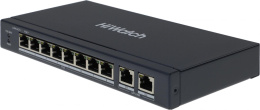 Коммутатор HiWatch DS-S1008P 8x100Мбит/с 2x1Гбит/с 8PoE 8PoE+ 60W неуправляемый