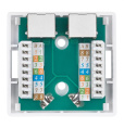 Розетка Cabeus WS-8P8C-CAT.5E-SH-2 комп. RJ45 кат.5E бронз.