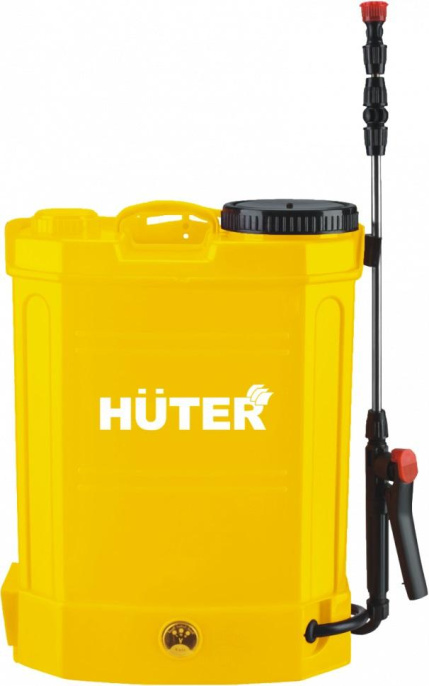 Опрыскиватель Huter SP-12AC, аккумуляторный, ранцевый, 12л, желтый/черный [70/13/28]