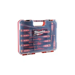 Набор трехгранных отверток VDE SL/PH/PZ/T + тестер напряжения - 12 ед. Milwaukee 4932479095