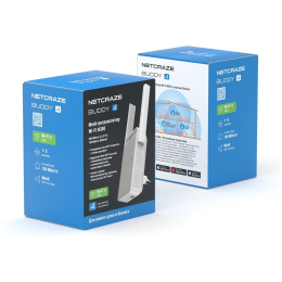 Повторитель беспроводного сигнала Keenetic Netcraze Buddy 4 (NC-3211) N300 10/100BASE-TX белый