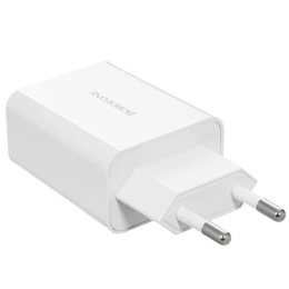BOROFONE BA21A/ Сетевое ЗУ/ QC 3.0/ 1 USB/ Выход: 5V_9V_12V, 18W/ White