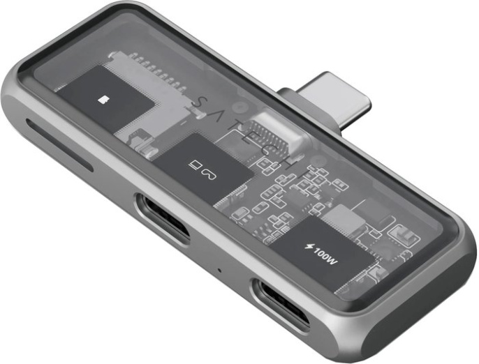Хаб Satechi Mobile XR Hub PD 100W with microSD. Цвет: серый (ST-HXRSDM)