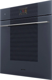 Духовой шкаф Электрический Smeg Linea SO6104APG серый/серебристый