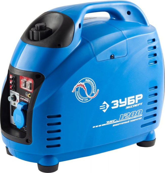 Бензиновый генератор Зубр ЗИГ-1200, 220/12 В, 1.2кВт