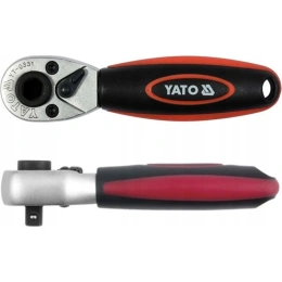 Трещотка YATO для бит и гол. 1/4" CrV 106мм YT-0331 37130331 092 1