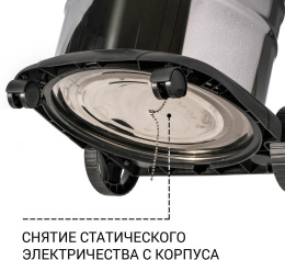 Bort Пылесос для сухой и влажной уборки BSS-1620-STORM {бак 20 л; 1600 Вт; шланг 3 м; всасывание 270 Вт; Уровень шума 78 дБ; Вес изделия 6,13 кг; Напряжение 220 В; гарантия 2 г} [93417487]