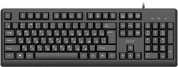 Клавиатура Acer OKW501, проводная, USB, мембранная, черный [zl.kbdee.01u]
