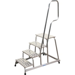 Мобильная алюминиевая монтажная подставка 4 ступени Krause STABILO 805096