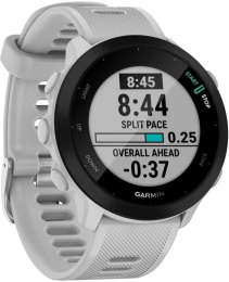 Смарт-часы Garmin Forerunner 55 1.04" LCD корп.белый рем.белый 010-02562-15