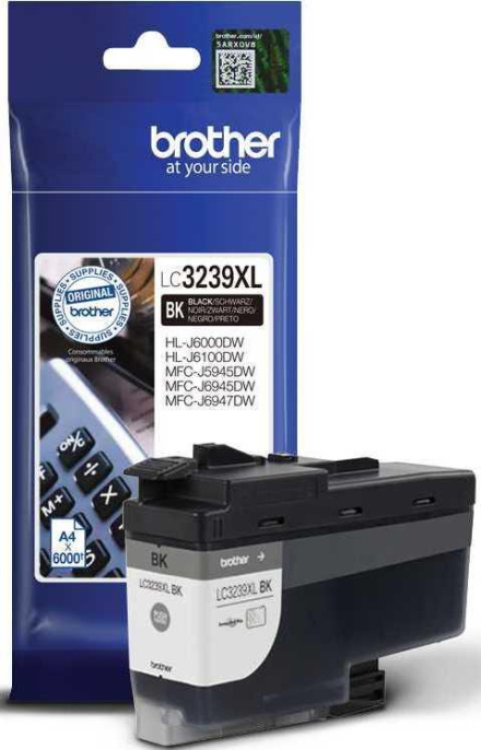 Картридж струйный Brother LC3239XLBK черный 5000стр. для Brother HL-J6000DW/MFC-J5945DW