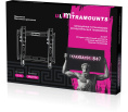 Кронштейн для телевизора ULTRAMOUNTS UM847, 13-43", настенный, наклон,  черный