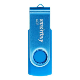 Smartbuy USB Drive 4GB Twist Blue SB004GB2TWB