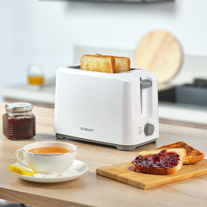 Тостер Scarlett SC-TM11019 700Вт белый