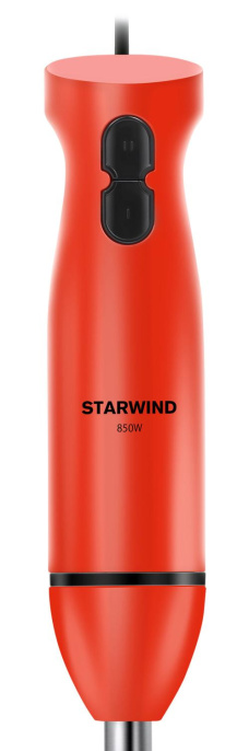 Блендер StarWind SBP2201,  погружной,  красный/черный