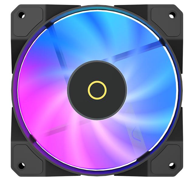 Вентилятор для корпуса Ocypus Beta F12 BK ARGB, 120x120x25mm, 3-PIN, 800-1600 RPM, 29 DBA MAX, HYDRO BEARING