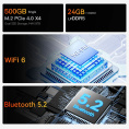 Мини-компьютер Beelink AMD Ryzen 7 6800H BL/EQR6-LP/6800H/32G/500G/Milky Grey