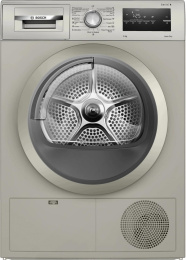 Сушильная машина Bosch Serie 4 WTN86202ME серебристый, с английской панелью управления