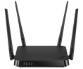 Wi-Fi роутер D-Link DIR-822/RU,  Wi-Fi 5,  AC1200,  2.4/5ГГц, 4 LAN,  черный [dir-822/ru/e1a]