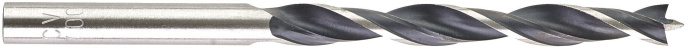 Сверло Milwaukee 7х104мм хвостовик 7мм 4932363655 трехточечное, для сверления в ДВП, фанере, ДСП и любых мягких и твердых пород дерева, DIN 7487E