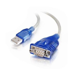 ORIENT Кабель-адаптер USS-112, USB Am to RS232 DB9M WCH CH340, поддержка Win 8.x/10 , длина 1.2м, крепеж разъема - гайки