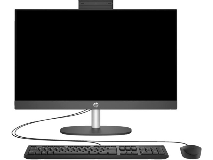 23.8" Моноблок HP ProOne 240 G10 Full HD, Intel Core i3 N300, 8ГБ DDR4, 256ГБ SSD, FreeDOS черный и серебристый [936u1ea]