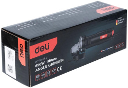 Углошлифовальная машина Deli DE-JM115-2E 890Вт 12000об/мин рез.шпин.:M14 d 115мм