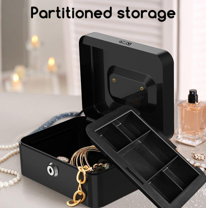 Сейф Deli Safe Box Size(cm):9*20*16;Door/box thickness:0.8/0.8mm; ET500