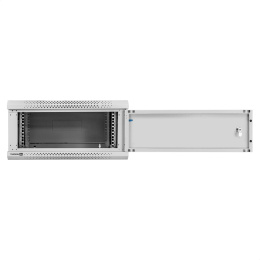 Шкаф телекоммуникационный 19" настенный 4U ExeGate EC-WM-4U.450.M.GREY 19”, 4U, 600x450x280mm ШхГхВ , передняя дверь металл, съемные боковые панели, пыле- и влагозащита IP23, светло-серый RAL 7035 EX300253RUS