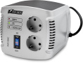 Стабилизатор напряжения Powerman AVS-500C 500ВА/280Вт, LED, 2 Schuko, точность 10%, настольный/настенный 6090625 