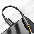 Переходник Baseus CATL54-01 Type-C (M) to AUX 3.5mm (F) L54 с проводом Black