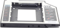 Шасси Gembird MF-95-01 Black для установки 2.5" SATA HDD/SSD в отсек привода ноутбука 9.5мм