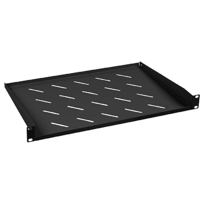 Полка перфорированная для шкафов 19" 1U Cabeus SH-J017-1U-315-BK черная