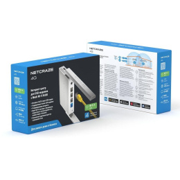 Роутер беспроводной Keenetic Netcraze 4G (NC-1213) N300 10/100BASE-TX/4G ready белый