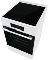 Электрическая плита Gorenje GEIT5C60WPG, стеклокерамика, электрическая, без крышки, белый