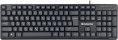 Клавиатура проводная DEFENDER Daily Дейли HB-162 RU черный USB, 104 клавиши 45162
