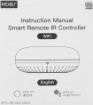 Умный ИК-пульт Moes WiFi Infrared Remote Control UFO-R6 подключение к Wi-Fi, соединение ZigBee, управление через Google Home/Яндекс Алиса, размещение внутри помещения, питание: USB 5В, голосовое управление