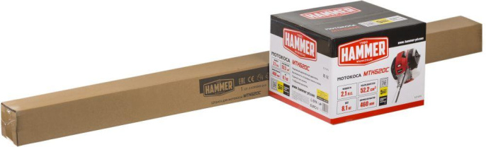 Триммер бензиновый Hammer MTK520C,  (комплект из 2-х коробок) [843266]