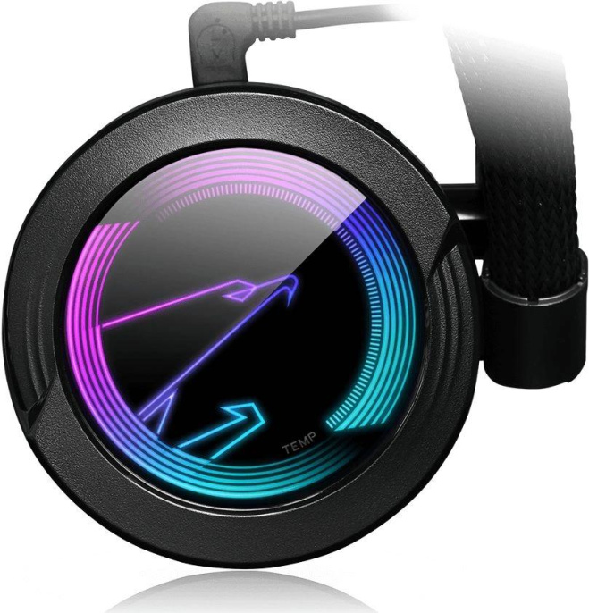 Жидкостная система охлаждения Gigabyte AORUS WATERFORCE 240, 2 x 120mm ARGB Fan, RTL {60} 552374 GP-AORUS WATERFORCE 240