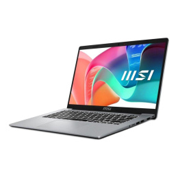 Ноутбук MSI Modern 14 F1MG-816XRU, 14", IPS, Intel Core 5 120U 1.4ГГц, 10-ядерный, 16ГБ DDR4, 512ГБ SSD,  Intel Graphics, FreeDOS,  серебристый [9s7-14s113-816]