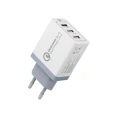 Сетевое зарядное устройство QUMO Charger 0019, 30 Вт, 3 USB, 3 USB, 4.2A, 1 USB QC 3.0, FCP, AFC + 2 USB 2,4A, белый 23714